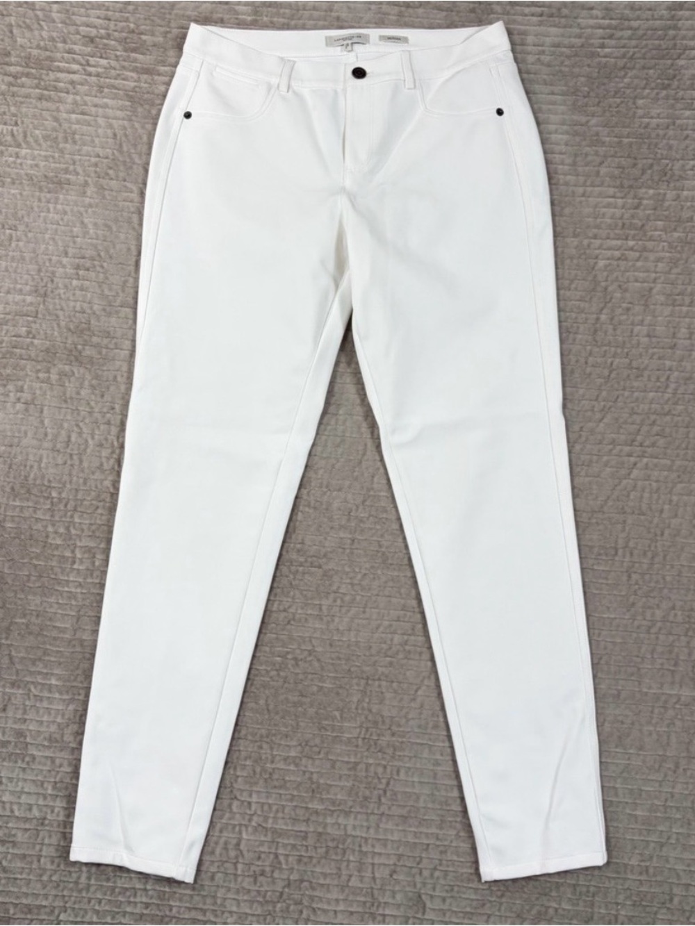 Lafayette 148 New York Cream Women's Jeans - Picture 3 of 3
